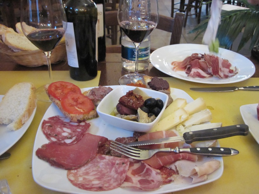First course of our Bolgheri feast